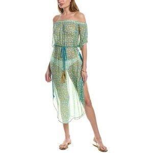 Ramy brook floral funky long summer cover up beach dress